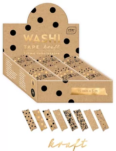 interdruk taśma dekoracyjna kraft - Scrapbooking - miniaturka - grafika 1