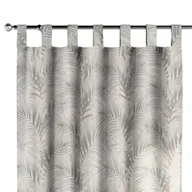 Zasłony - Zasłona na szelkach 1 szt., beżowo-kremowe liście palmy na białym tle , Gardenia - miniaturka - grafika 1