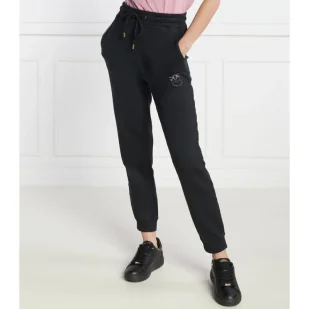Pinko Spodnie dresowe | Regular Fit - Dresy damskie - miniaturka - grafika 1