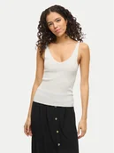 Koszulki i topy damskie - Vila Top Wennie 14104135 Biały Regular Fit - miniaturka - grafika 1