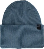 Czapki damskie - Czapka Zimowa 4Fwaw24Acapu511 - Niebieska - miniaturka - grafika 1