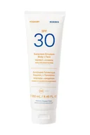 Balsamy i kremy do opalania - Korres Yoghurt Emulsja ochronna do ciała i twarzy SPF30 - miniaturka - grafika 1