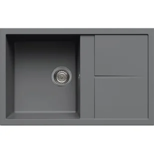 Elleci UNICO 300 titanium M73 METALTEK (LMU30073) - Zlewozmywaki - miniaturka - grafika 1