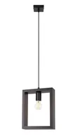 Lampy sufitowe - Lampa wisząca loftowa z drewna wenge - A646 Zintex - miniaturka - grafika 1