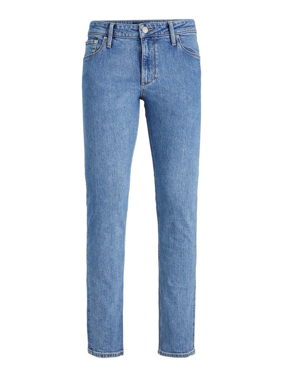 jeansy męskie jack and jones 12242072 clark evan niebieski denim
