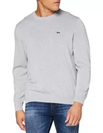 Swetry męskie - Lacoste sweter męski, Argent Chine, XS - miniaturka - grafika 1