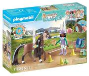 Klocki - Playmobil World of Horses 73355 Zoe i Blaze z przeszkodami - miniaturka - grafika 1