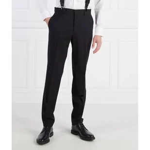 BOSS Wełniane spodnie H-Lenon-MM-224 | Regular Fit - Spodnie męskie - miniaturka - grafika 1