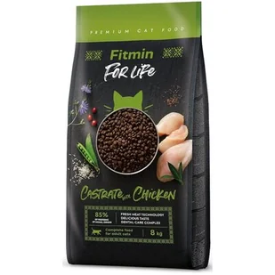 FITMIN FOR LIFE CAT CASTRATE CHICKEN - 8KG - Sucha karma dla kotów - miniaturka - grafika 1