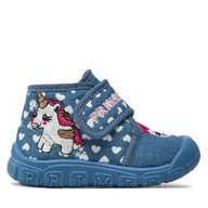 Buty dla dziewczynek - Kapcie Primigi 6948011 Niebieski - miniaturka - grafika 1