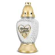 Lampiony i znicze - Znicz Z Dedykacją Kochanej Babci 25 Cm Złoty Dp752 Znicz Szklany Z Wkładem - miniaturka - grafika 1