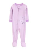 Śpiochy dla niemowląt - carter's Śpioszki w kolorze fioletowym - miniaturka - grafika 1