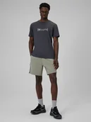 Spodenki męskie - 4F Spodenki dresowe męskie - khaki XXL - miniaturka - grafika 1