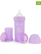 Butelki dla niemowląt - Twistshake 5-częściowy zestaw w kolorze fioletowym - 260 ml - miniaturka - grafika 1