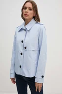 Kurtki damskie - Tommy Hilfiger kurtka damska kolor niebieski przejściowa WW0WW42572 - miniaturka - grafika 1