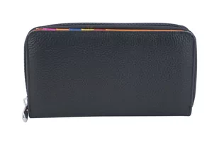 Antykradzieżowy portfel z ochroną RFID - Czarny - Barberini's - Portfele - miniaturka - grafika 1