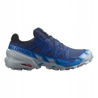 Buty sportowe męskie - Obuwie Salomon Speedcross 6 Gtx Blue Print Niebieski 42 - miniaturka - grafika 1