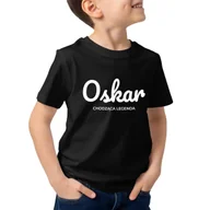 Koszulki męskie - T-Shirt Czarny Koszulka Dziecięca roz. 140 Imię CHODZĄCA LEGENDA KREATOR - miniaturka - grafika 1