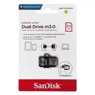 Pendrive - SANDISK 64GB USB 3.0 i USB 2.0 dual drive 150MB/s - miniaturka - grafika 1