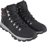 Botki męskie - Buty trekkingowe męskie Big Star KK174215 czarne - miniaturka - grafika 1