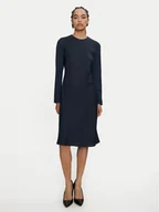 Sukienki - Calvin Klein Sukienka codzienna K20K207683 Granatowy Regular Fit - miniaturka - grafika 1