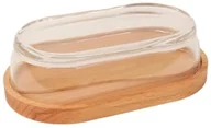 Przybory do gotowania - Maselnica drewniana - owalna - miniaturka - grafika 1