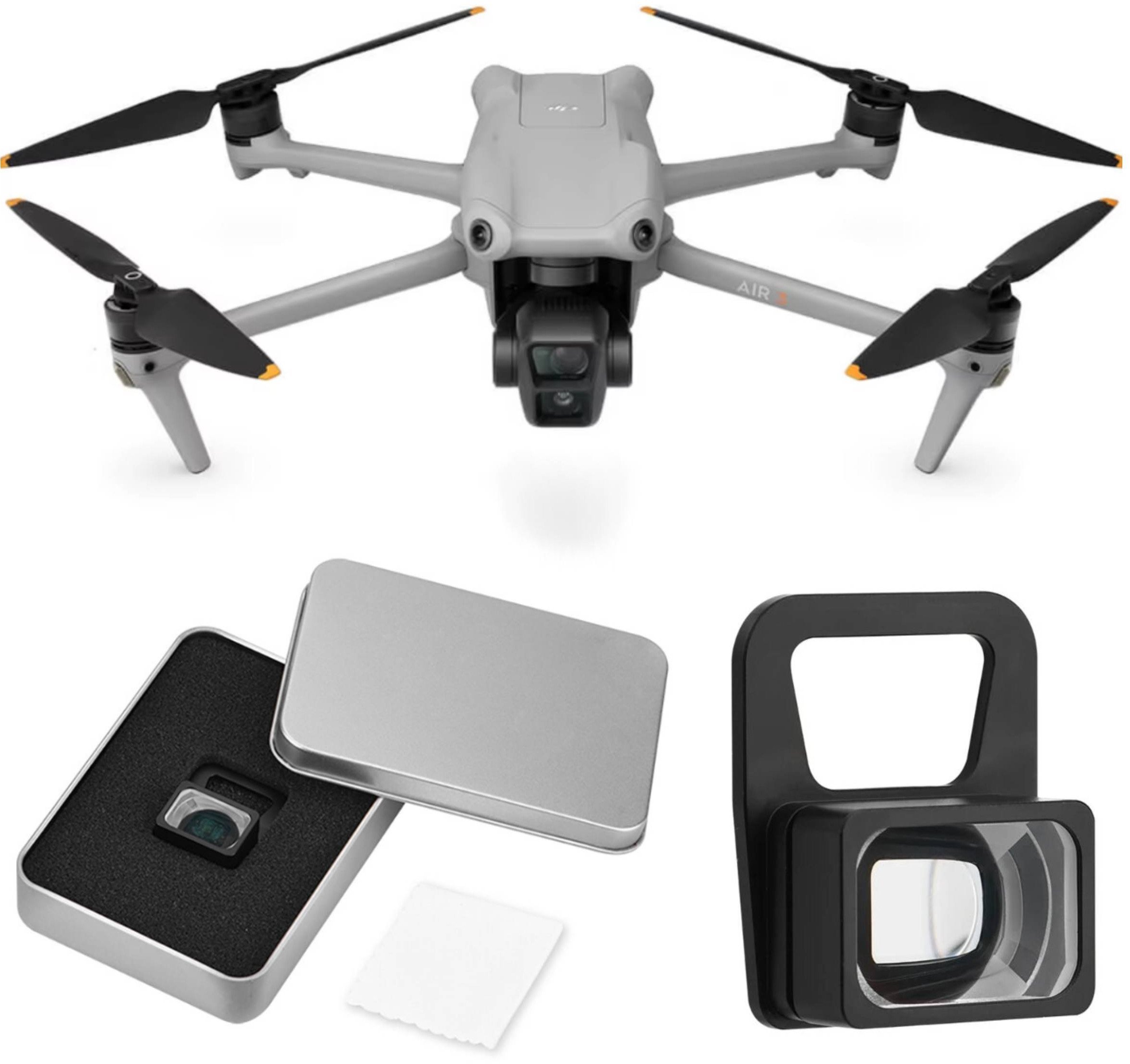 SZEROKOKĄTNY FILTR OCHRONNY OBIEKTYWU 110 FILTR KĄTOWY WIDZENIA DO DJI AIR 3