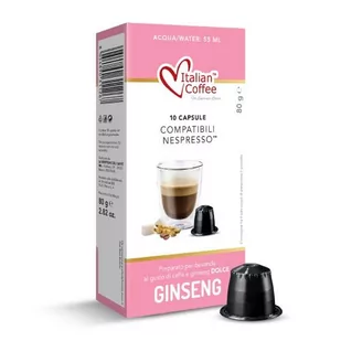 Italian Coffee Ginseng Dolce kapsułki do Nespresso - 10 kapsułek - Kawa w kapsułkach i saszetkach - miniaturka - grafika 1