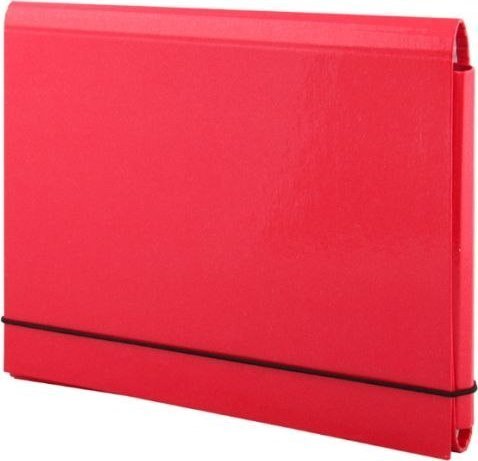 Tadeo Trading Teczka łamana A5 na gumkę PENMATE - czerwony pastelowy