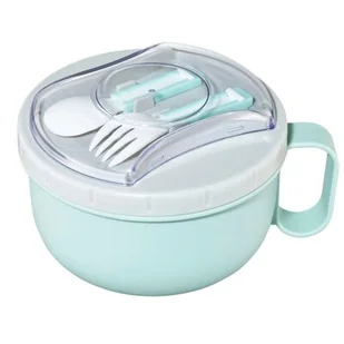 Pojemnik Na Żywność Z Widelcem I Łyżką 1100 Ml, "To Go" - Lunch boxy - miniaturka - grafika 1