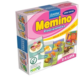 Memino Przeciwieństwa, gra logiczna, Granna - Gry planszowe - miniaturka - grafika 1