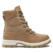 Botki damskie - Trapery Jenny Fairy WS5671-01 Brązowy - miniaturka - grafika 1