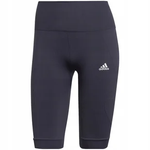 Legginsy damskie adidas Aeroknit Seamless Short Tights granatowe HE2960 XS - Legginsy Legginsy damskie adidas Aeroknit Seamless Short Tights granatowe HE2960 XS - Legginsy - miniaturka - grafika 1