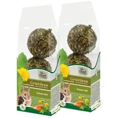 Karma dla gryzoni - JR Farm Grainless piłeczka zbożowa 6 sztuk 2 x 75 g - miniaturka - grafika 1