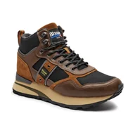 Buty trekkingowe męskie - BLAUER Buty trekkingowe z dodatkiem skóry - miniaturka - grafika 1