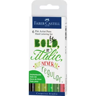 Faber-Castell Wieczne pióro  Pitt Artist Pen  Zestaw Hand Lettering, 1 opakowanie, zielony 267116 - Pozostałe akcesoria dla plastyków - miniaturka - grafika 2