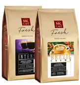 Kawa - ZESTAW - Kawa ziarnista MK Cafe Fresh Brazil Crema 1kg + MK Cafe Fresh Intenso 1kg - miniaturka - grafika 1