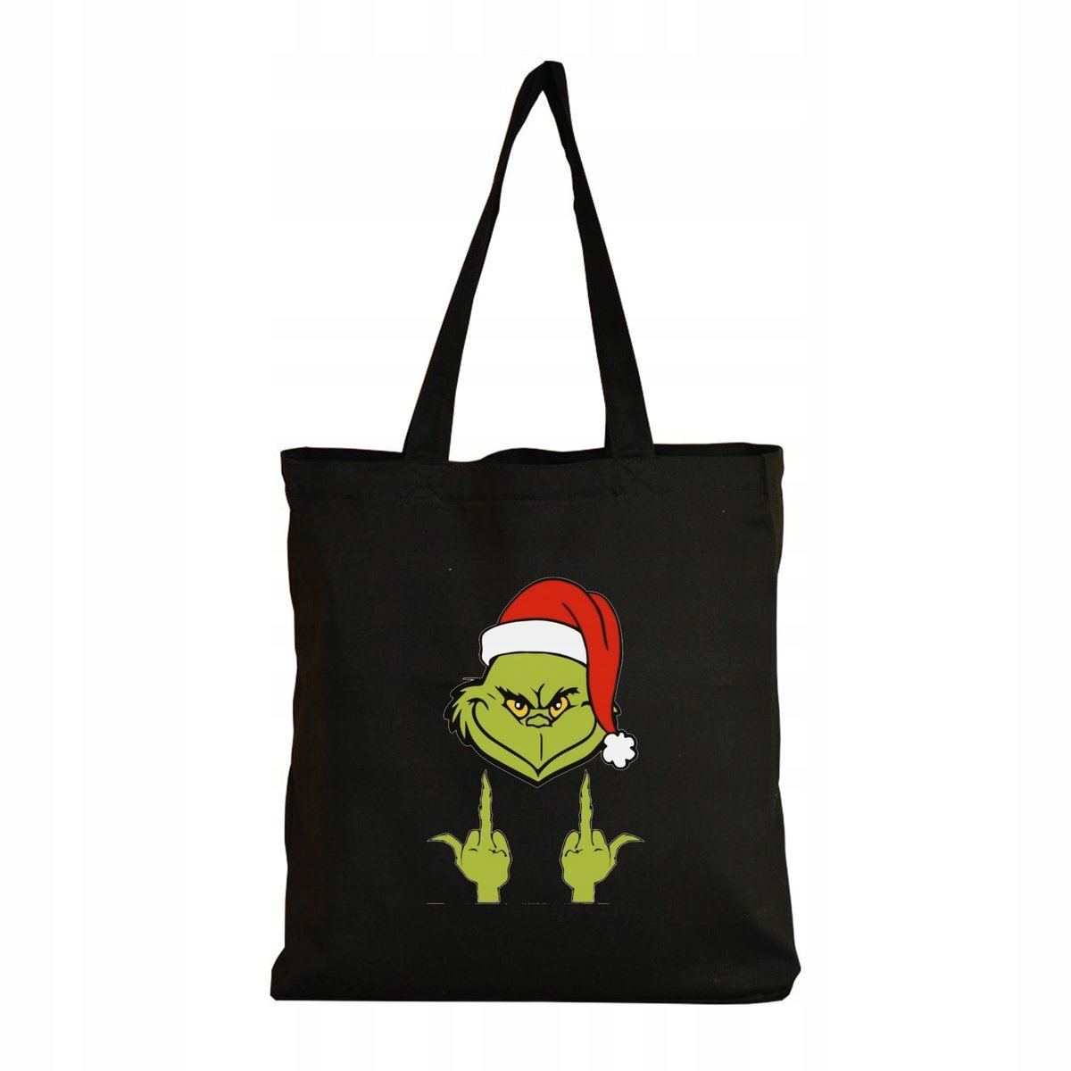 Eko Torba na ramię Na Zakupy Shopper Torebka Grinch Święta Prezent Mikołaj