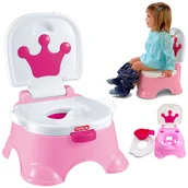 Nocniki - Nocnik Interaktywny 5w1 Nocniczek Muzyka Nakładka  RÓŻOWY U372R - miniaturka - grafika 1