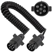 Akcesoria do przyczep i kamperów - Przewód Spiralny Do Przyczepy Qlys-S 7 Pin 12V 3M - miniaturka - grafika 1