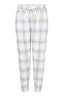 Bielizna nocna - Hunkemöller Flanelowe spodnie od piżamy Niebieski - miniaturka - grafika 1