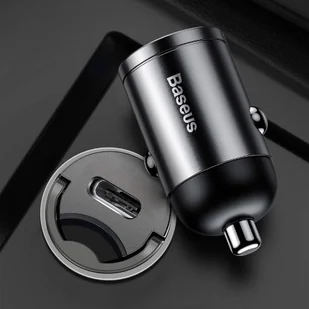 Baseus Tiny Star PPS mini inteligentna ładowarka samochodowa USB Typ C 30W Quick Charge 3.0 PD 3.0 szary (VCHX-B0G) - Ładowarki samochodowe - miniaturka - grafika 22