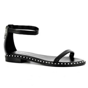 Czarne sandały damskie CARINII - Carinii - Sandały damskie - miniaturka - grafika 1