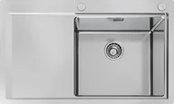 Zlewozmywaki - Foster Zlewozmywak 1250 051 Master Filotop Foster Zlewozmywak 86 cm. - stal szczotkowana komora prawa - miniaturka - grafika 1