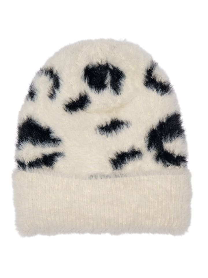 ONLY Czapka w kolorze kremowo-czarnym