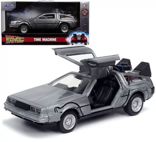 DeLorean Back to the future Maszyna czasu 1:32 - Samochody i pojazdy dla dzieci - miniaturka - grafika 1