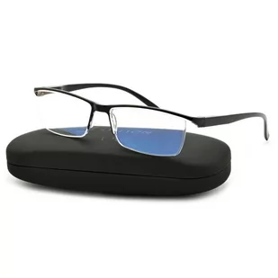 Korekcyjne okulary PLUSY moc: +4 z filtrem BLUE LIGHT do komputera i czytania ST313 - Okulary korekcyjne, oprawki, szkła - miniaturka - grafika 1