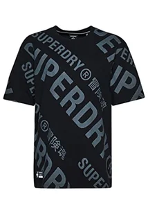 Superdry Koszulka damska z nadrukiem, Czarny, M - Koszulki i topy damskie - miniaturka - grafika 1