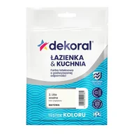 Farby wewnętrzne - Dekoral Farba lateksowa o podwyższonej odporności ŁAZIENKA KUCHNIA TESTER Lilia wodna 0,03 l - miniaturka - grafika 1