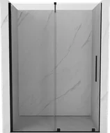 Ścianki i drzwi prysznicowe - Mexen Velar drzwi prysznicowe rozsuwane 160 cm, transparent, czarne - 871-160-000-01-70 - miniaturka - grafika 1